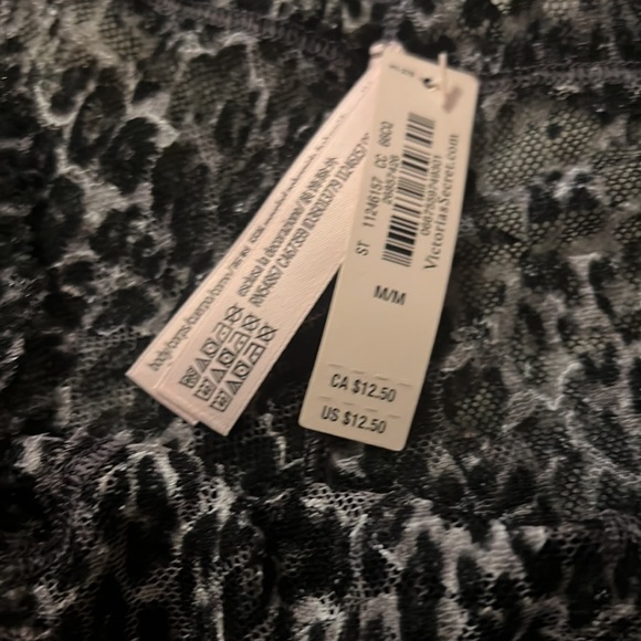 Victoria’s Secret The Lacie
Lace-Up Lace Cheeky Tornado Grey Leopard NWT! -Med - Picture 3 of 4